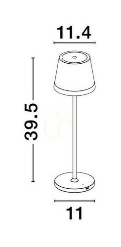 Skontrolujte Vonkajšia stojaca lampa ADOBES Luces Exclusivas LE73542