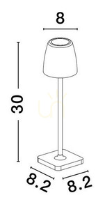Vonkajšia stojaca lampa AGUITA od spoločnosti Luces Exclusivas LE73550 1 Vonkajšia stojaca lampa AGUITA od spoločnosti Luces Exclusivas LE73550 small 1
