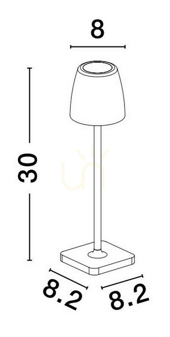 vyhliadka Vonkajšia stojaca lampa AGUITA od spoločnosti Luces Exclusivas LE73550 Vonkajšia stojaca lampa AGUITA od spoločnosti Luces Exclusivas LE73550