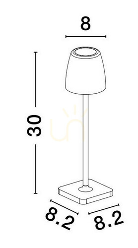 Skontrolujte Prenosná stolná lampa Luces Exclusivas AGUITA olivovozelená LED 2 W LE73551