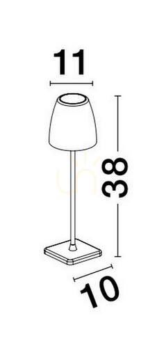 Skontrolujte Vonkajšia stojaca lampa AGUITA od spoločnosti Luces Exclusivas LE73553
