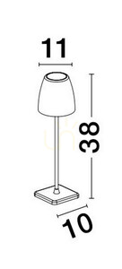 Vonkajšia stojaca lampa AGUITA od spoločnosti Luces Exclusivas LE73553 1 Vonkajšia stojaca lampa AGUITA od spoločnosti Luces Exclusivas LE73553 small 1