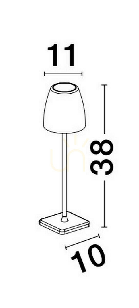 vyhliadka Vonkajšia stojaca lampa AGUITA od spoločnosti Luces Exclusivas LE73553 Vonkajšia stojaca lampa AGUITA od spoločnosti Luces Exclusivas LE73553