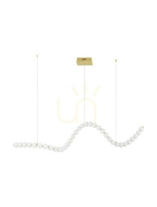Závesné LED svietidlo MOCA Luces Exclusivas LE43461, zlaté, 167 cm small 0
