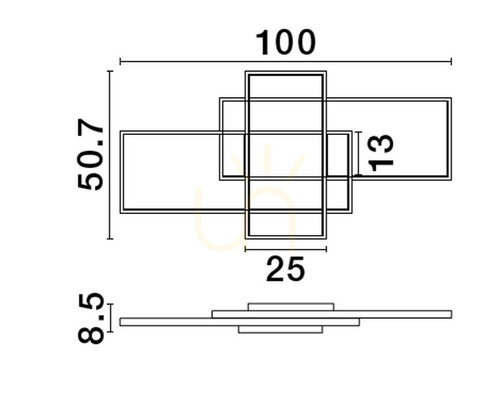 Skontrolujte Plafón BALDO Luces Exclusivas LE43527