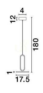 Závesné svietidlo ACACHI Luces Exclusivas LE43551 small 1
