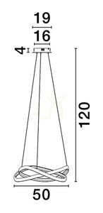 Závesné svietidlo ACAPA Luces Exclusivas LE43553 small 1
