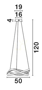 Závesné svietidlo ACAPA Luces Exclusivas LE43554 small 2