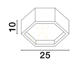 Plafón ADRIAN Luces Exclusivas LE43601 small 2