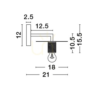 Nástenné svietidlo BAJIO od Luces Exclusivas LE43609 small 1