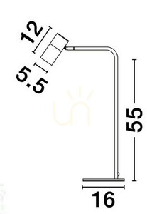 Stolná lampa BAILON Luces Exclusivas LE43640 small 3