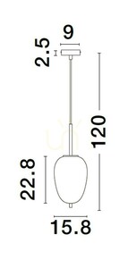 Závesné svietidlo PILAR Luces Exclusivas LE43666 2 Závesné svietidlo PILAR Luces Exclusivas LE43666 small 2