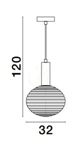Závesné svietidlo BALAJU od Luces Exclusivas LE43679 small 1