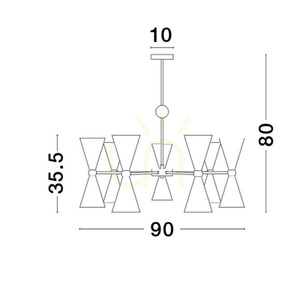 BALSAS Luces Exclusivas Závesné svietidlo LE43698 small 1