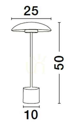 Skontrolujte Stolová lampa BARRON od Luces Exclusivas LE43732