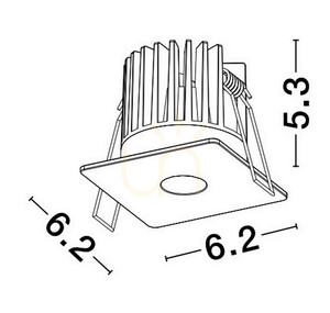 ACALAMA Luces Exclusivas Stropná šošovka LE61601 small 1