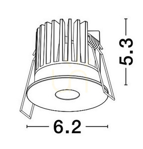 Vstavané bodové svietidlo ACALAMA Luces Exclusivas LE61603 small 1
