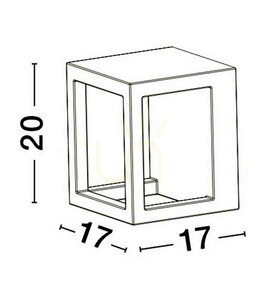 ABSALON Luces Exclusivas vonkajšie nástenné svietidlo LE73570 3 ABSALON Luces Exclusivas vonkajšie nástenné svietidlo LE73570 small 3