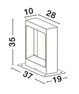 ABUNDIO Luces Exclusivas Osvetľovací stĺp LE73573 3 ABUNDIO Luces Exclusivas Osvetľovací stĺp LE73573 small 3