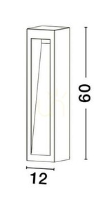 Záhradný stĺpik Luces Exclusivas Acajete LE73581, betón a sklo, LED 6 W 450 lm 3000 K, 60 cm, IP65 small 1