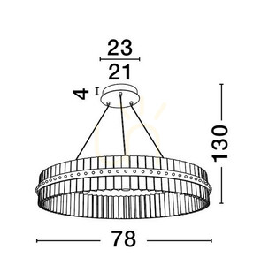 Závesné svietidlo MAYO Luces Exclusivas LE44225 small 3