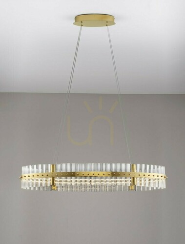 Skontrolujte Závesné svietidlo MAYO Luces Exclusivas LE44227, LED 45 W, 3500 K, zlaté, Ø90 cm
