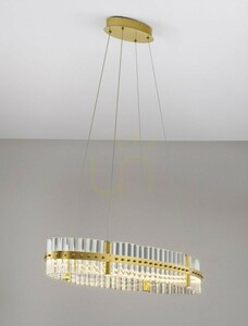 Závesné svietidlo MAYO Luces Exclusivas LE44227, LED 45 W, 3500 K, zlaté, Ø90 cm small 2
