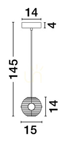 Závesné svietidlo SECO Luces Exclusivas LE44232 3 Závesné svietidlo SECO Luces Exclusivas LE44232 small 3