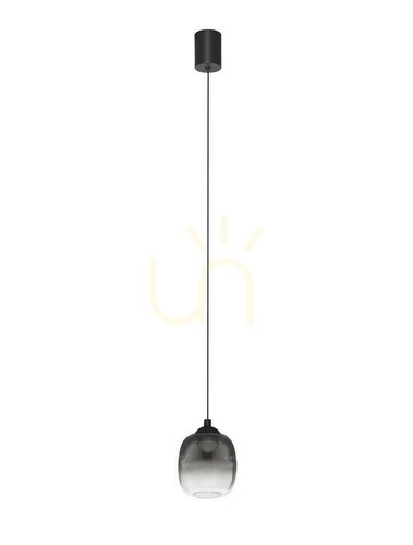 Skontrolujte Závesné svietidlo Luces Exclusivas Toay LE44238 LED 6 W čierne smoky grey