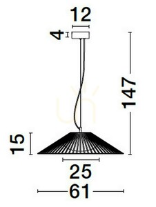 PENA Luces Exclusivas Závesné svietidlo LE44248 3 PENA Luces Exclusivas Závesné svietidlo LE44248 small 3