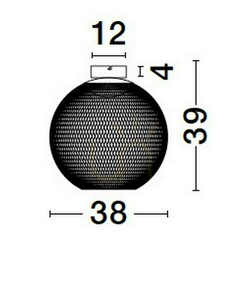 Plafón RITA Luces Exclusivas LE44255 small 2