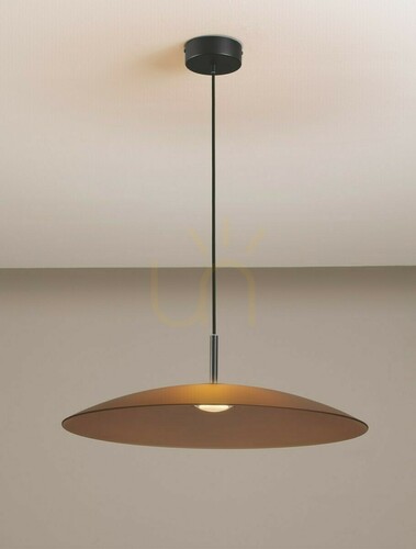 Skontrolujte Závesné LED svietidlo Luces Exclusivas PECA LE44272 hnedé a čierne 17 W 60 cm