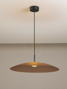 Závesné LED svietidlo Luces Exclusivas PECA LE44272 hnedé a čierne 17 W 60 cm small 1