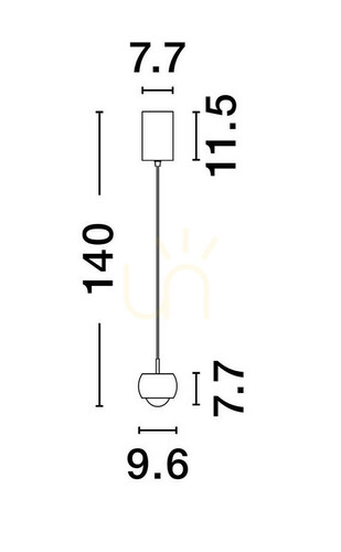 Skontrolujte Závesné svietidlo LIMA Luces Exclusivas LE44284
