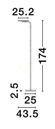 Skontrolujte Stojacia lampa BUENA Luces Exclusivas LE44290