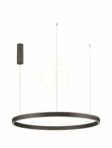 Závesné LED svietidlo Luces Exclusivas BARI LE44320, brúsená hnedá, Ø98 cm, 3000 K small 0