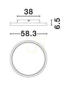 Plafón GRACIA Luces Exclusivas LE44411 small 1