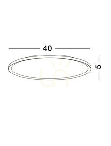 Plafón ANTONIO Luces Exclusivas LE44883 small 1