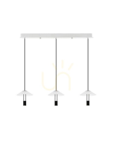 Skontrolujte Závesné svietidlo Luces Exclusivas AYAVIRI LE44740, 3 tienidlá, lišta 100 cm, LED 24 W 3000 K