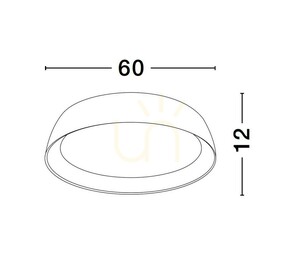 Plafón CARACOLLO Luces Exclusivas LE44809 small 1