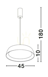 Závesné svietidlo CARACOLLO Luces Exclusivas LE44810 small 1