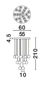 Závesné svietidlo CHEPEN Luces Exclusivas LE44427 4 Závesné svietidlo CHEPEN Luces Exclusivas LE44427 small 4