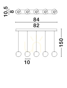 Závesné svietidlo CHEPEN Luces Exclusivas LE44644 3 Závesné svietidlo CHEPEN Luces Exclusivas LE44644 small 3