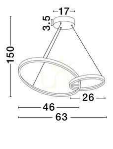 Závesné svietidlo CHULUMANI Luces Exclusivas LE44820 small 3