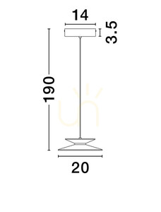 GUANAY Luces Exclusivas Závesné svietidlo LE44741 small 3