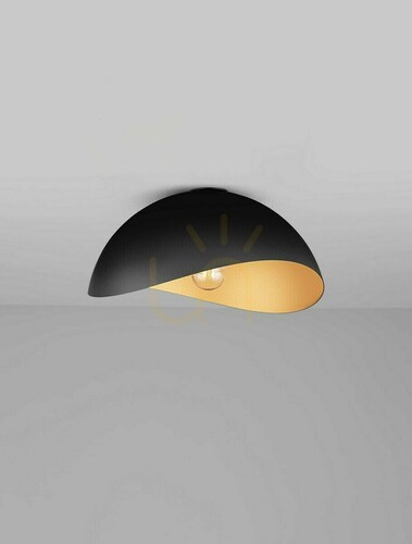 Skontrolujte Stropné svietidlo GUANIPA Luces Exclusivas čierno-zlaté E27 Ø40 cm LE44899