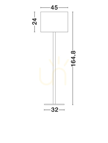 Skontrolujte GUAVIARE Luces Exclusivas Stojacia lampa LE44953