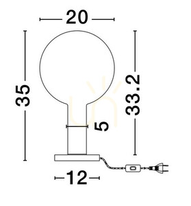 Stolová lampa JAVIER Luces Exclusivas LE44481 small 2