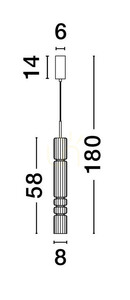 Závesné svietidlo MONTERO Luces Exclusivas LE44588 small 3