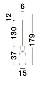 Závesné svietidlo PERENE od spoločnosti Luces Exclusivas LE44467 3 Závesné svietidlo PERENE od spoločnosti Luces Exclusivas LE44467 small 3